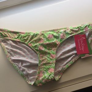 NWT Lilly Pulitzer bikini bottom sizeM cabana pink